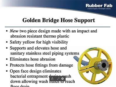 Golden Bridge Hose Support