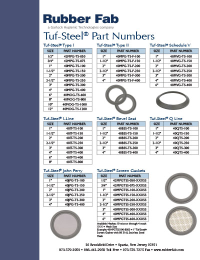 Tuf-Steel®-Dichtungen